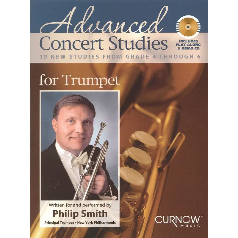 ADVANCED CONCERT STUDIES TRUMPET BK/CD