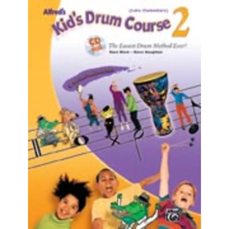 ALFREDS KIDS DRUM COURSE 2 BK/OLA