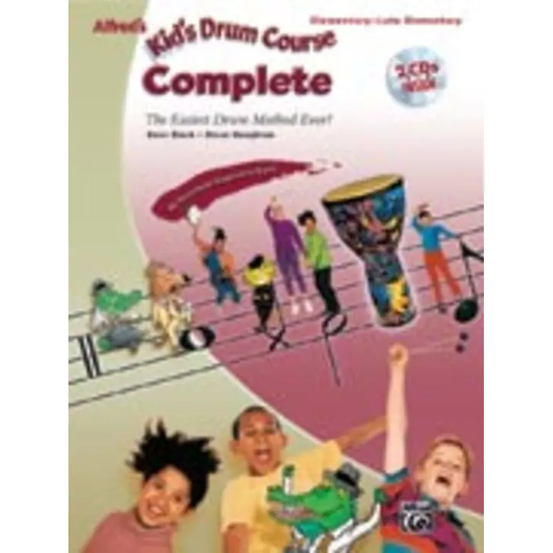 ALFREDS KIDS DRUM COURSE COMPLETE BK/2CDS