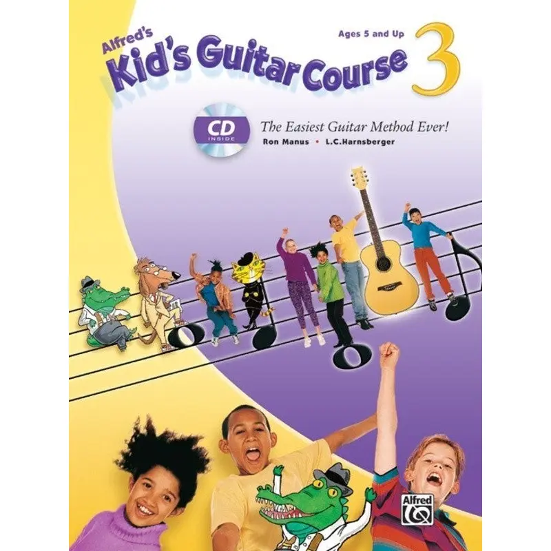 ALFREDS KIDS GUITAR COURSE 3 BK/OLA