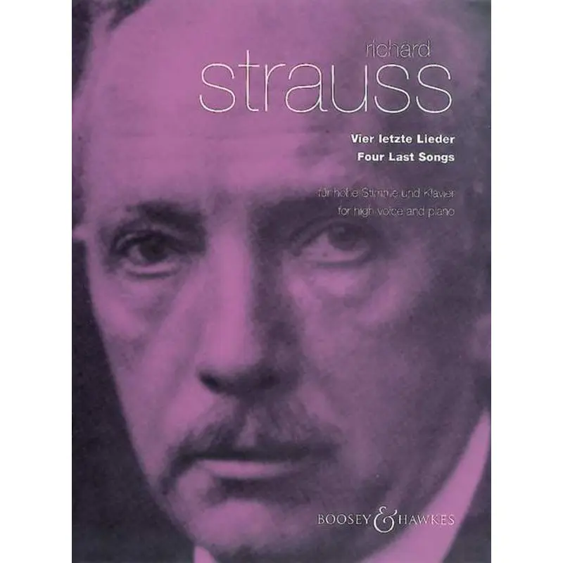 STRAUSS - FOUR LAST SONGS HIGH VOICE/PIANO