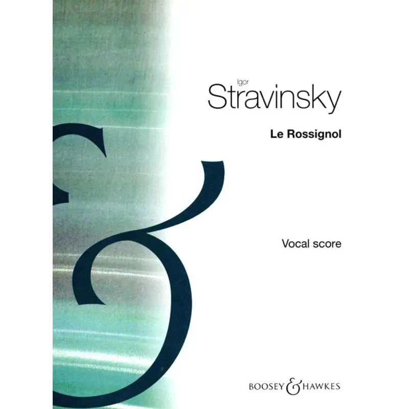STRAVINSKY - LE ROSSIGNOL VOCAL SCORE