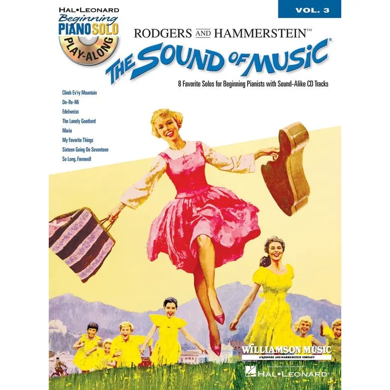 SOUND OF MUSIC BEGINNING PIANO PLAYALONG V3 BK/CD