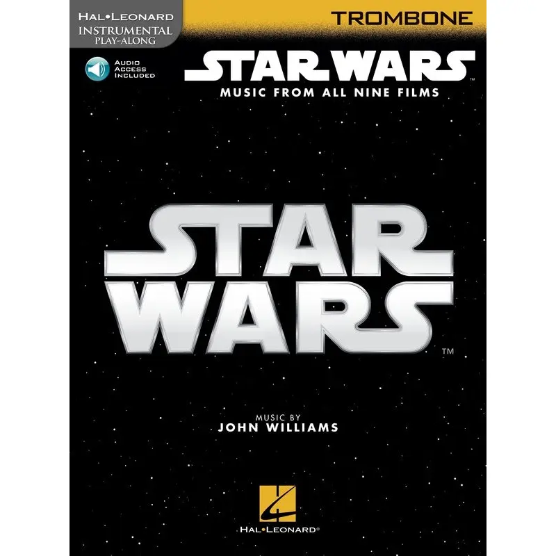 STAR WARS INSTRUMENTAL PLAYALONG TROMBONE BK/OLA