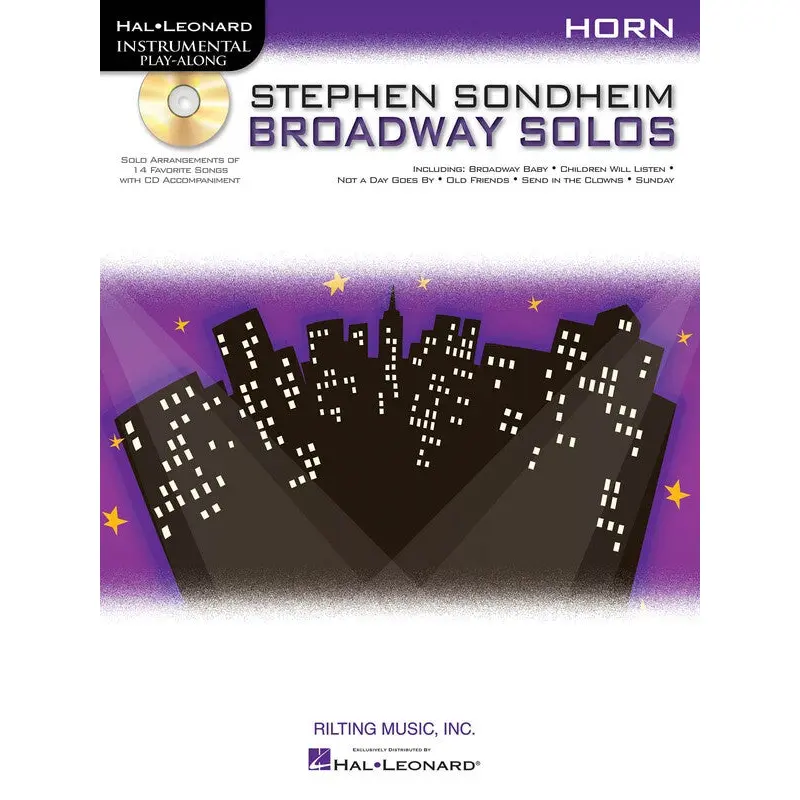 STEPHEN SONDHEIM BROADWAY SOLOS BK/CD FRENCH HOR