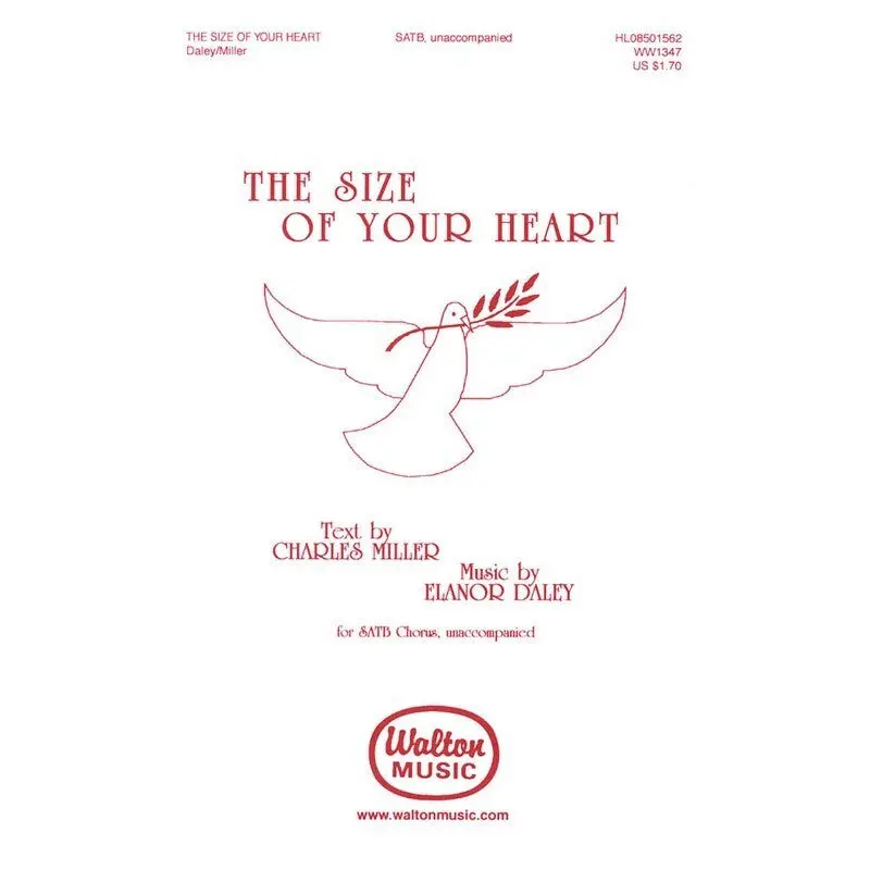 SIZE OF YOUR HEART SATB