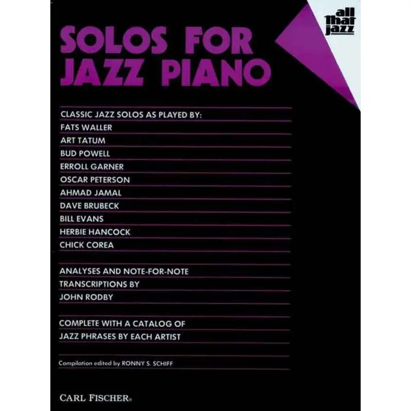 SOLOS FOR JAZZ PIANO