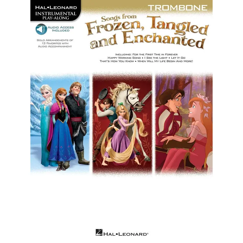 SONGS FROM FROZEN TANGLED & ENCHANTED TROMBONE O