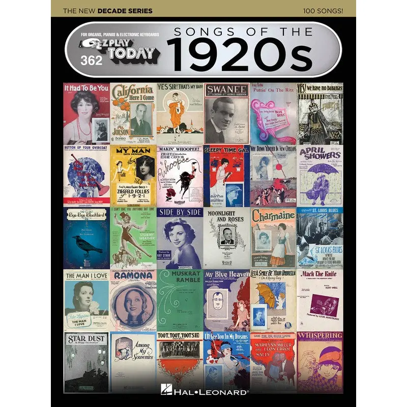 SONGS OF 1920S NEW DECADE SERIES EZ PLAY 362