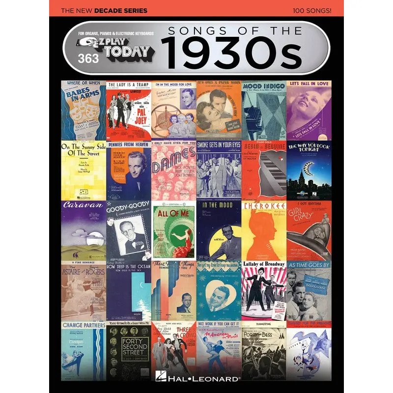 SONGS OF 1930S NEW DECADE SERIES EZ PLAY 363