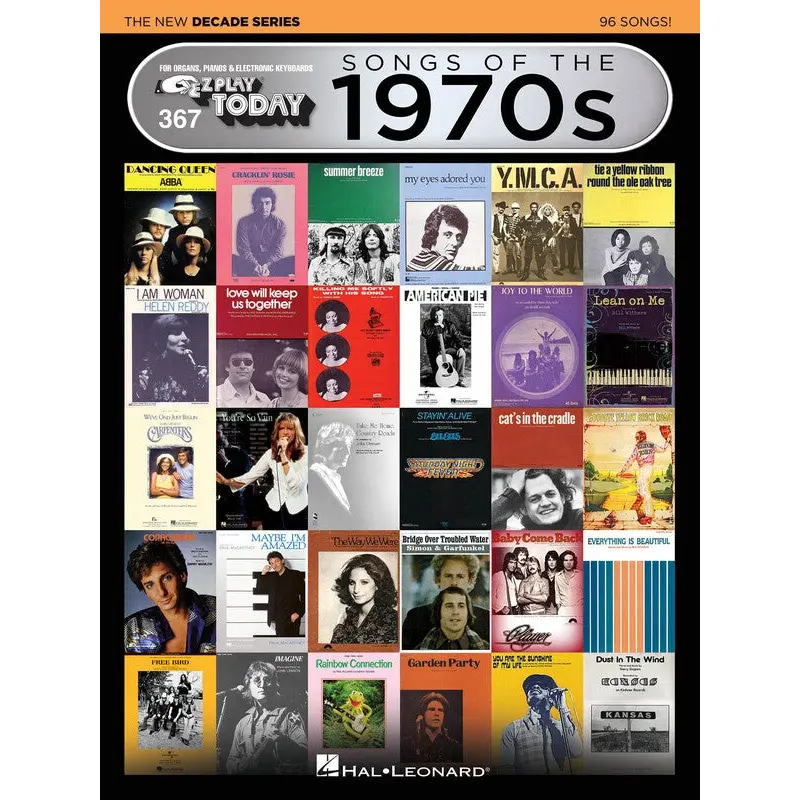 SONGS OF THE 1970S THE NEW DECADE SERIES EZ PLAY 367