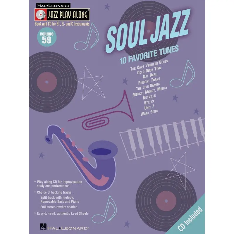 SOUL JAZZ JAZZ PLAYALONG V59 BK/CD