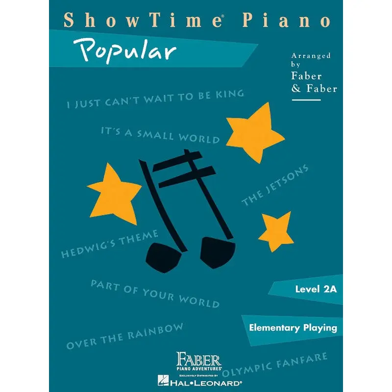 SHOW TIME PIANO POPULAR LEVEL 2A