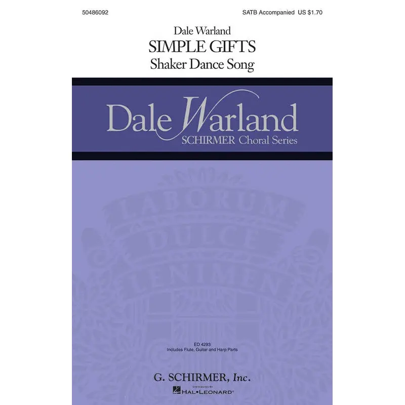 SIMPLE GIFTS SATB