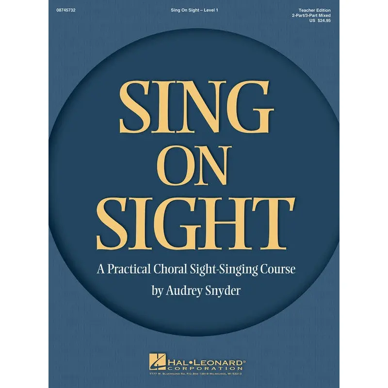 SING ON SIGHT V1 2/3PT MXD TEACHER ED