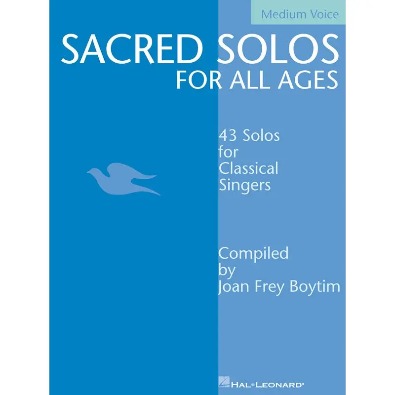 SACRED SOLOS FOR ALL AGES MEDIUM VOICE