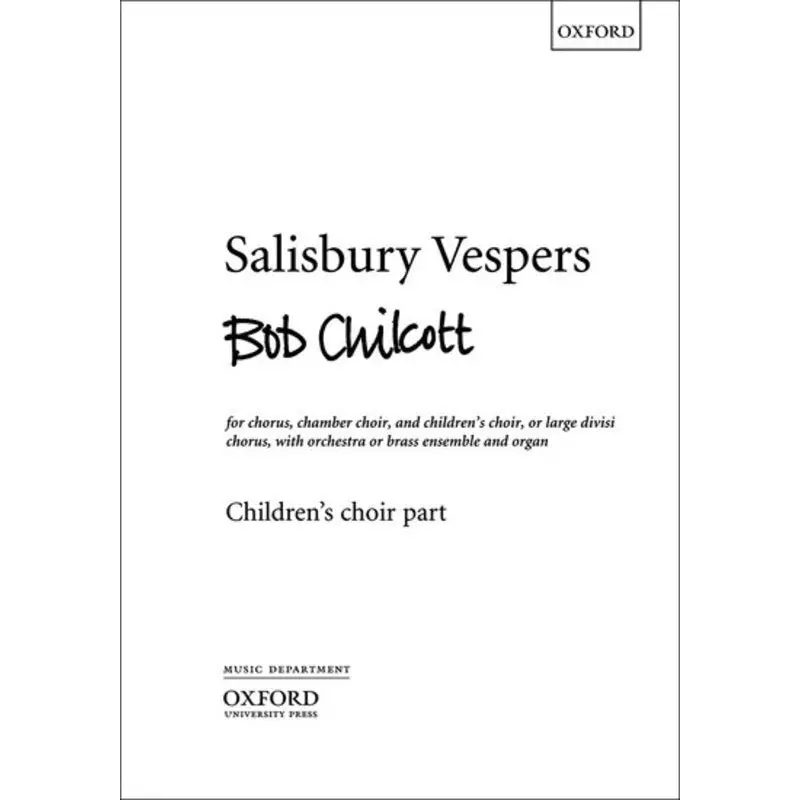 SALISBURY VESPERS CHILDRENS PART (POD)