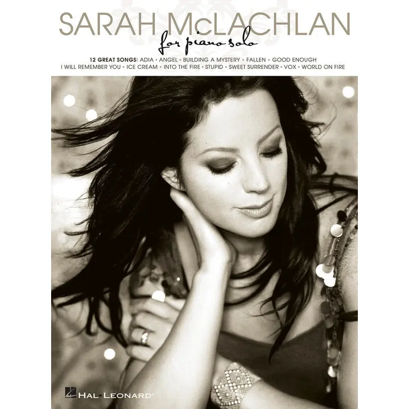 SARAH MCLACHLAN FOR PIANO SOLO