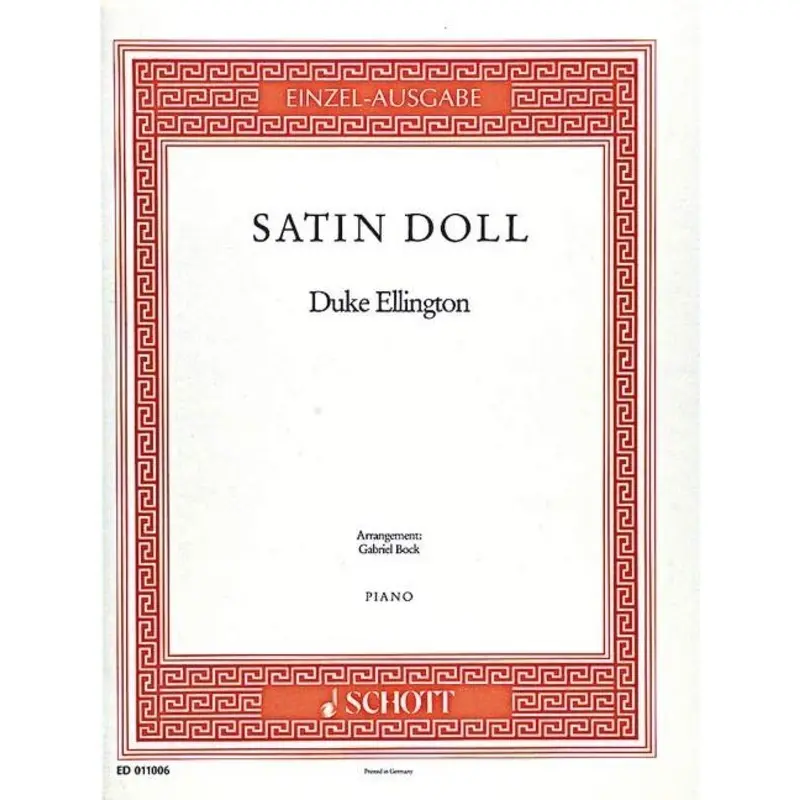 SATIN DOLL PIANO SOLO