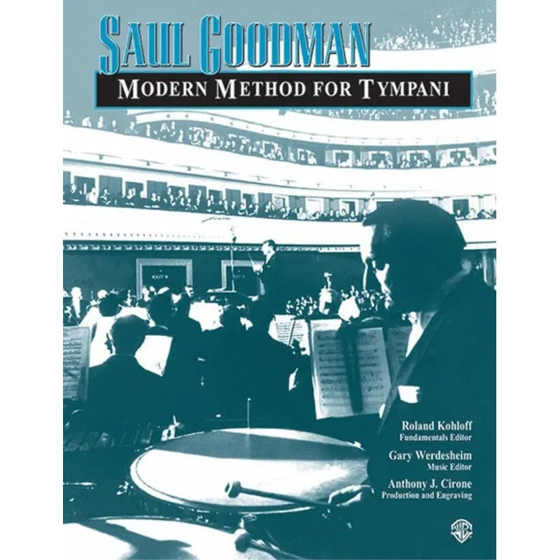 SAUL GOODMAN - MODERN METHOD FOR TIMPANI