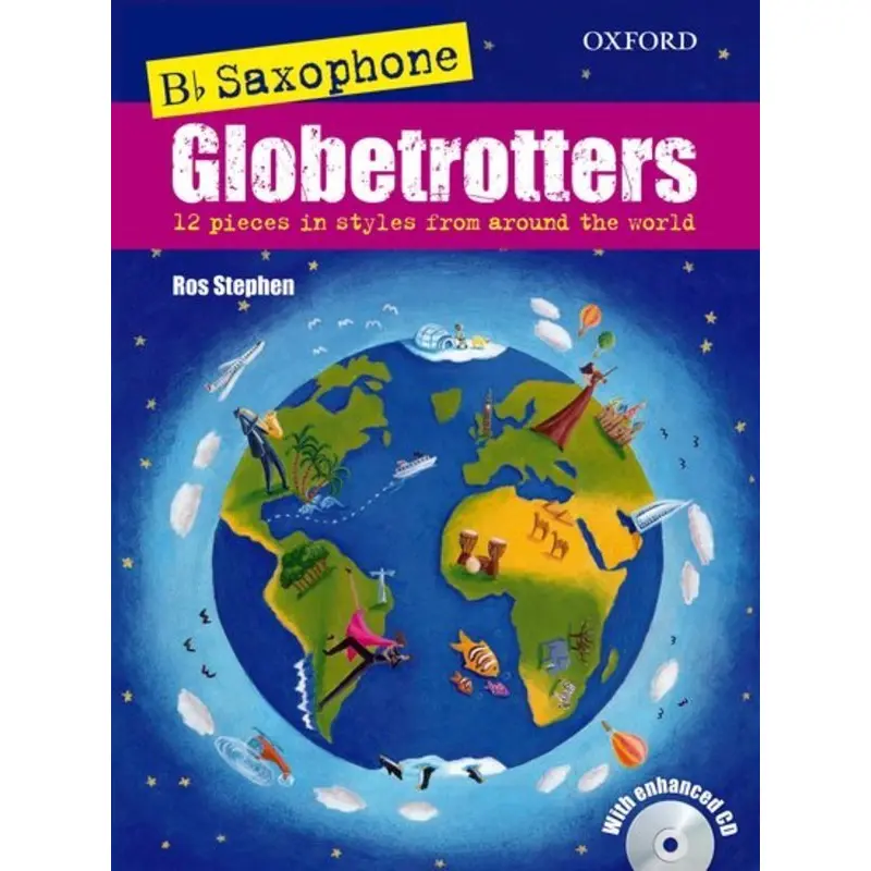 SAXOPHONE GLOBETROTTERS B FLAT TENOR BK/CD