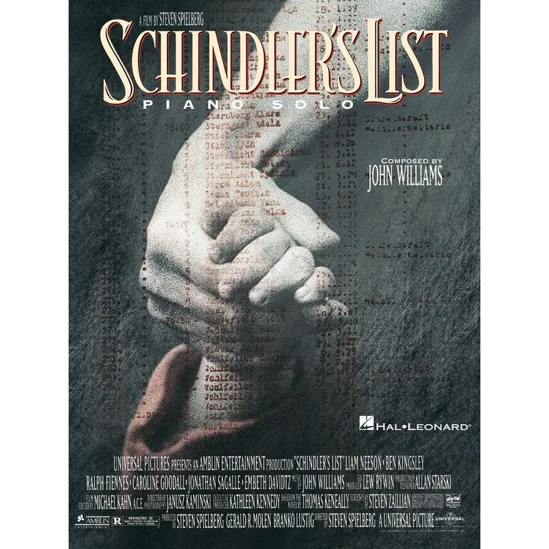 SCHINDLERS LIST PIANO SOLOS