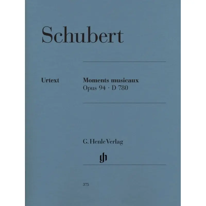 SCHUBERT - MOMENTS MUSICAL OP 94 D 780 URTEXT