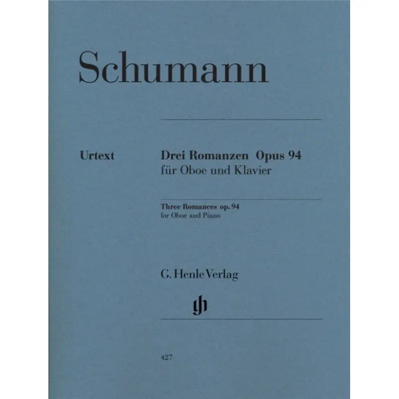SCHUMANN - 3 ROMANCES OP 94 OBOE/PIANO