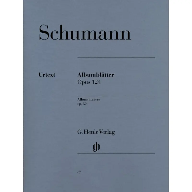 SCHUMANN - ALBUM LEAVES OP 124 URTEXT