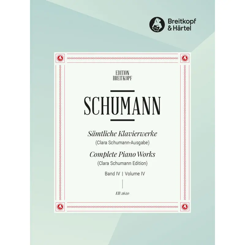 SCHUMANN - COMPLETE PIANO WORKS VOL 4
