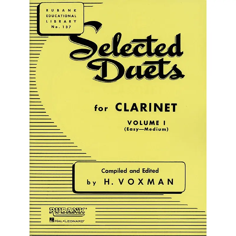 SELECTED DUETS VOL 1 CLARINET EASY/MEDIUM