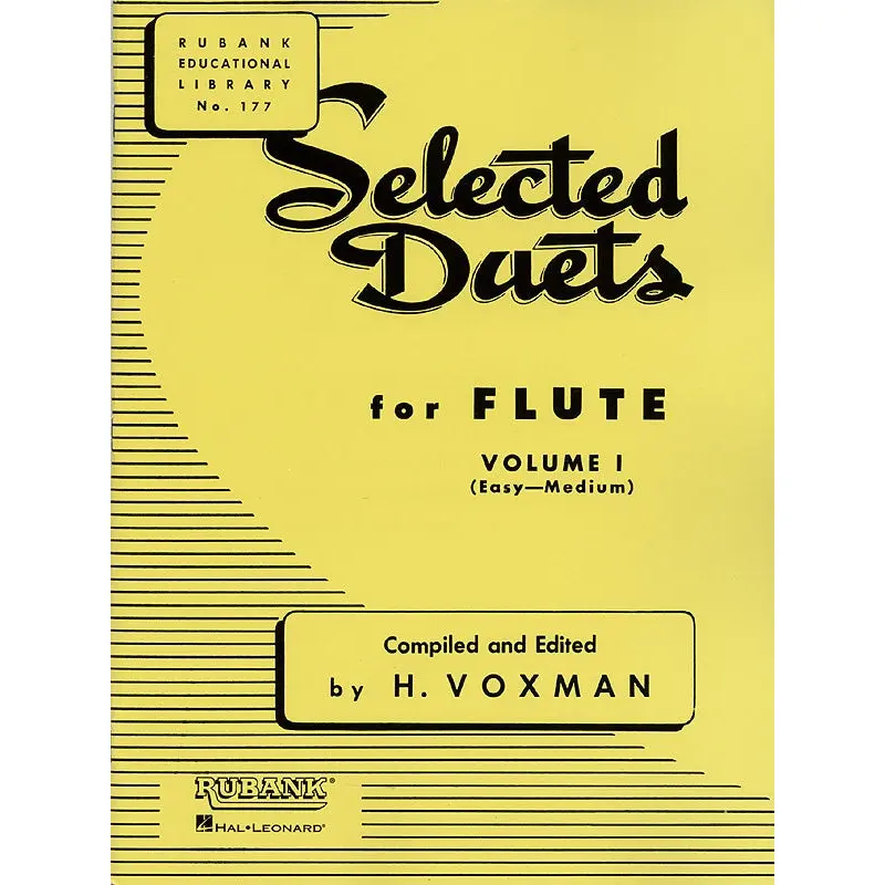 SELECTED DUETS VOL 1 FLUTE EASY/MEDIUM
