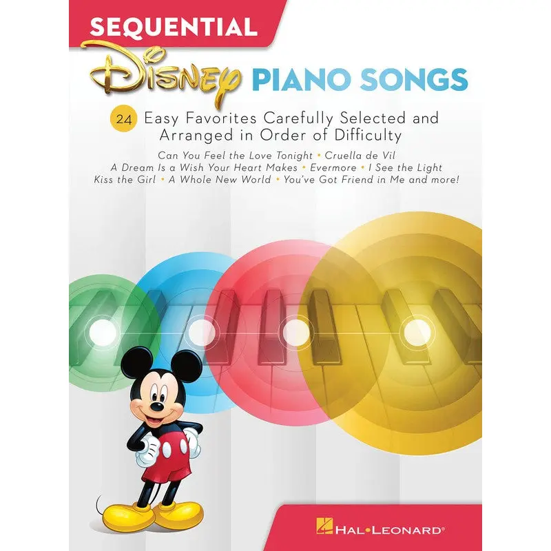SEQUENTIAL DISNEY PIANO SONGS EASY PIANO