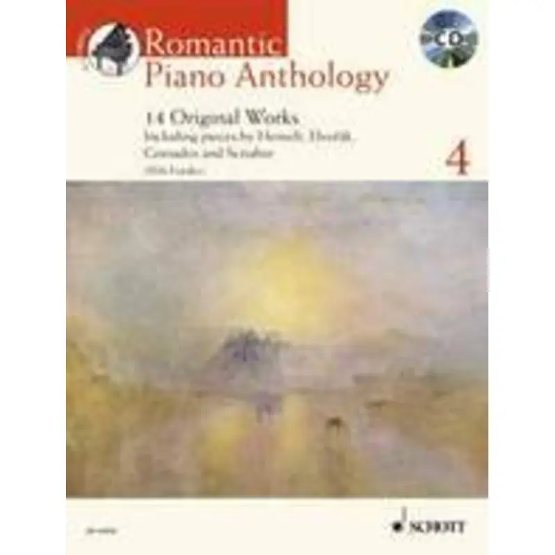 ROMANTIC PIANO ANTHOLOGY BK 4 BK/CD