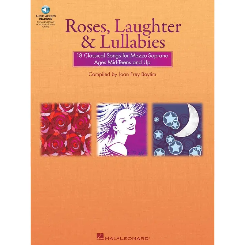 ROSES LAUGHTER AND LULLABIES MEZZO SOP BK/CD