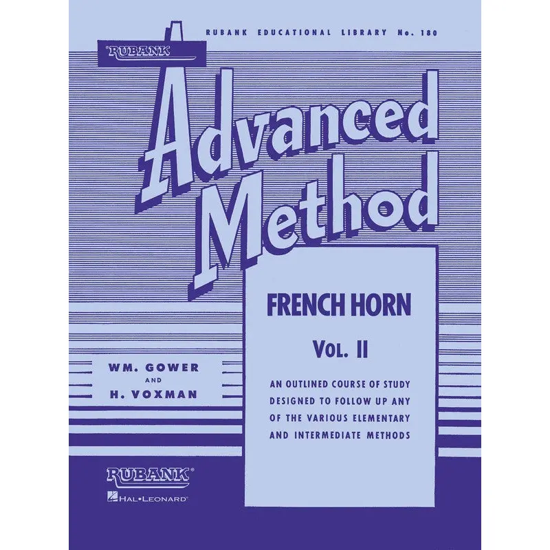 RUBANK ADVANCED METHOD FRENCH HORN VOL 2