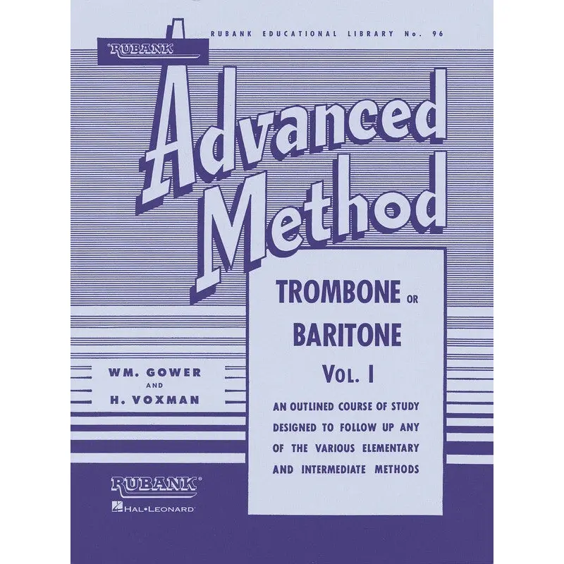 RUBANK ADVANCED METHOD TROMBONE VOL 1