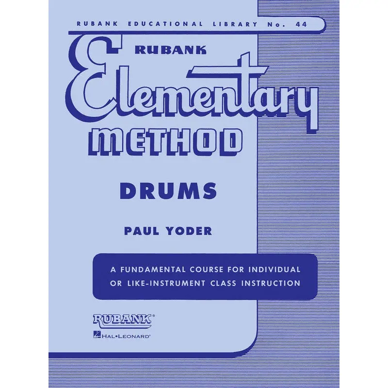 RUBANK ELEMENTARY METHOD DRUMS