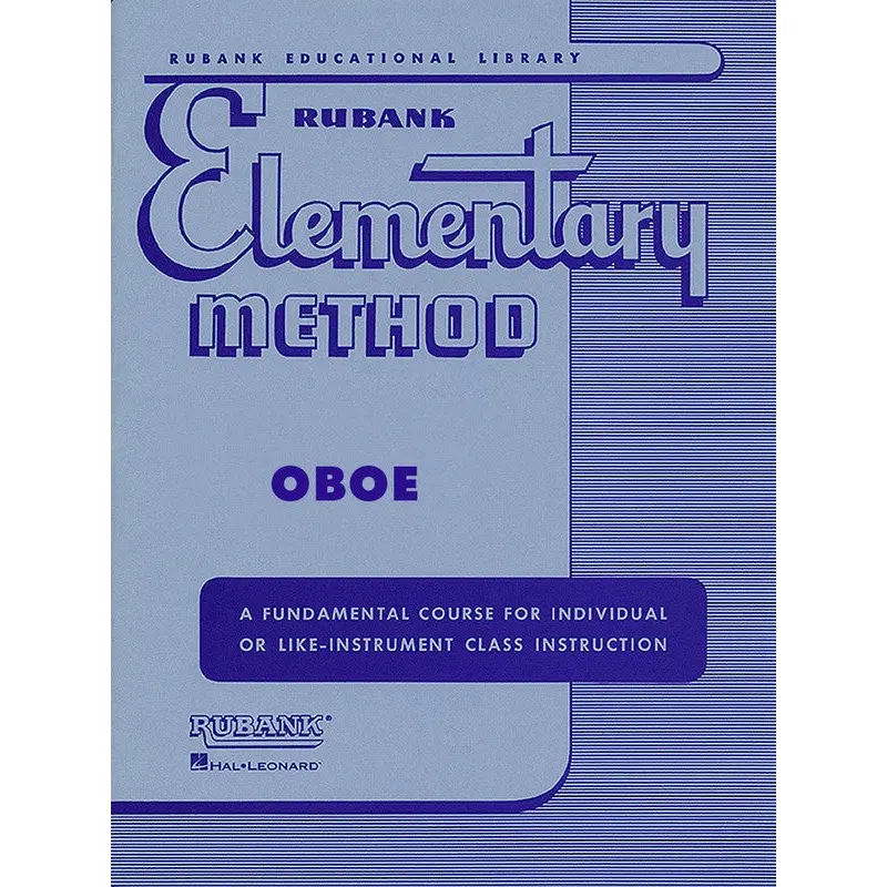 RUBANK ELEMENTARY METHOD OBOE