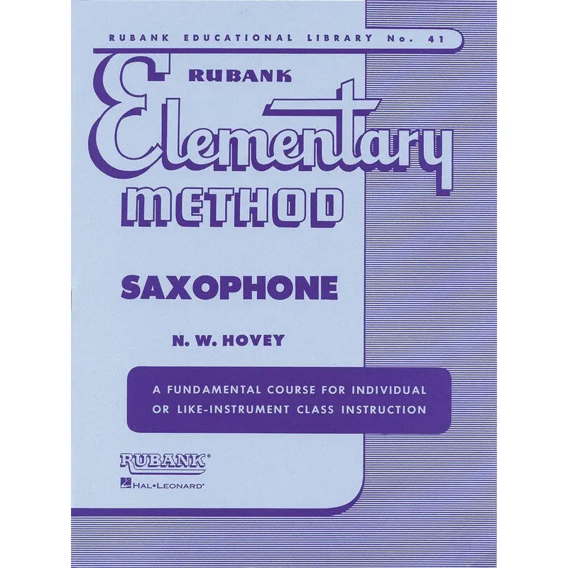 RUBANK ELEMENTARY METHOD SAXOPHONE