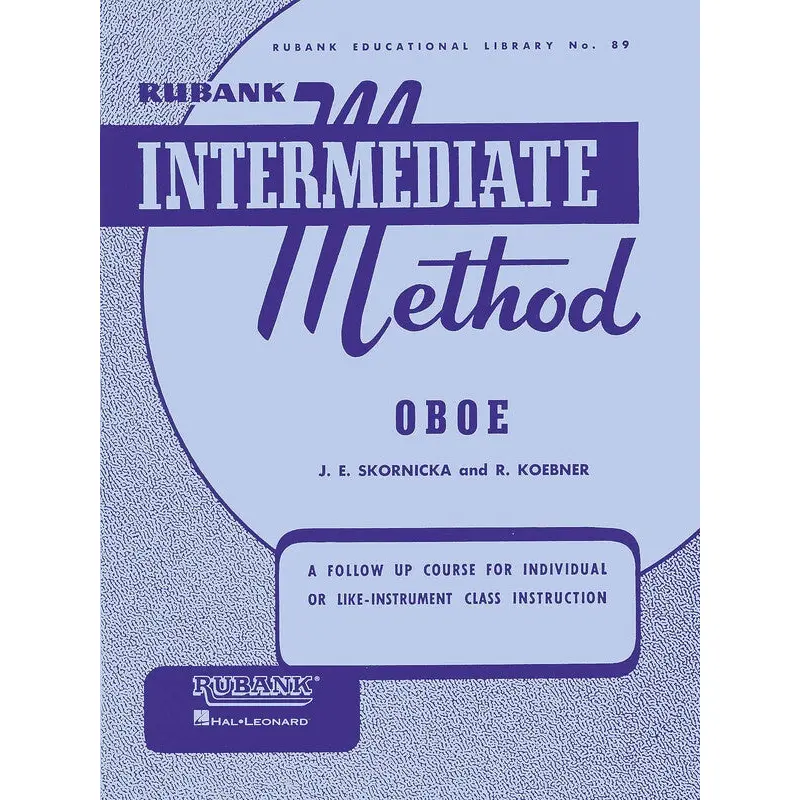 RUBANK INTERMEDIATE METHOD OBOE