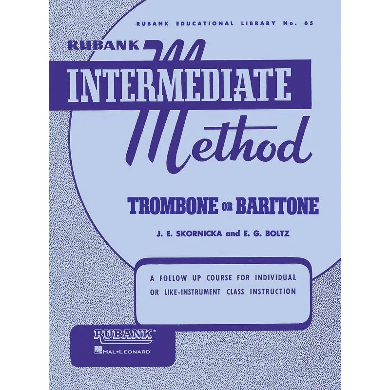 RUBANK INTERMEDIATE METHOD TROMBONE