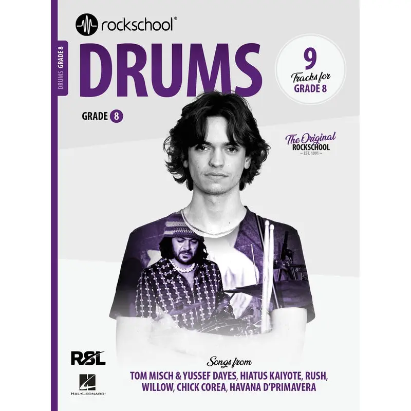 ROCKSCHOOL DRUMS GRADE 8 (2024)