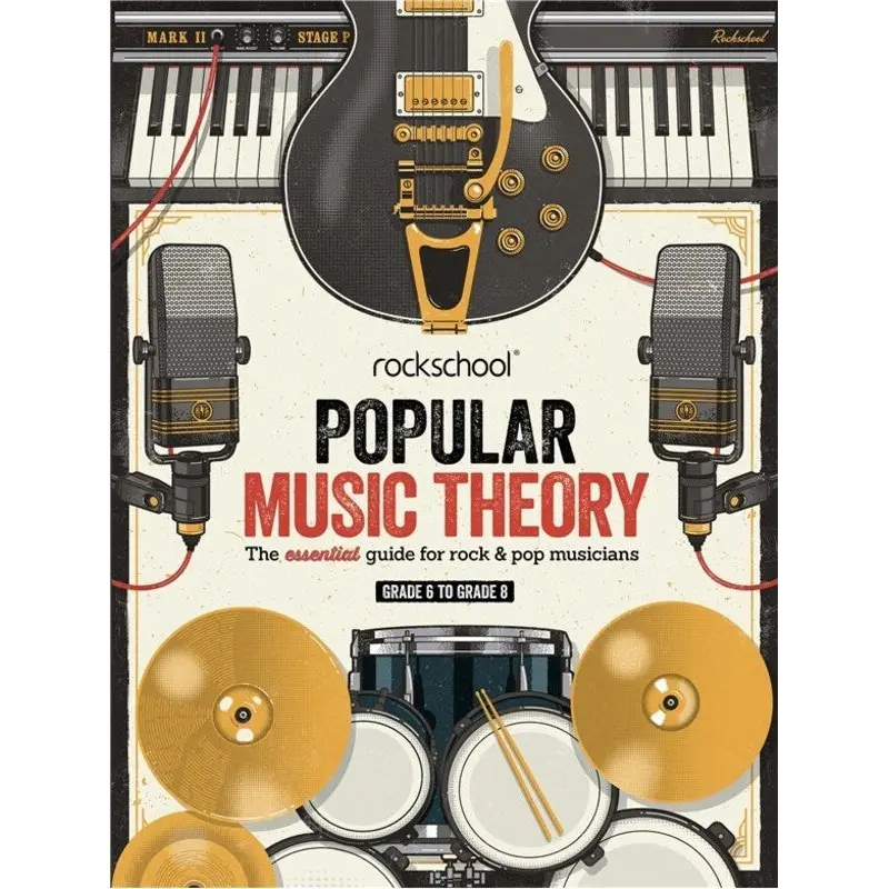ROCKSCHOOL POPULAR MUSIC THEORY GUIDEBK GR 6-8