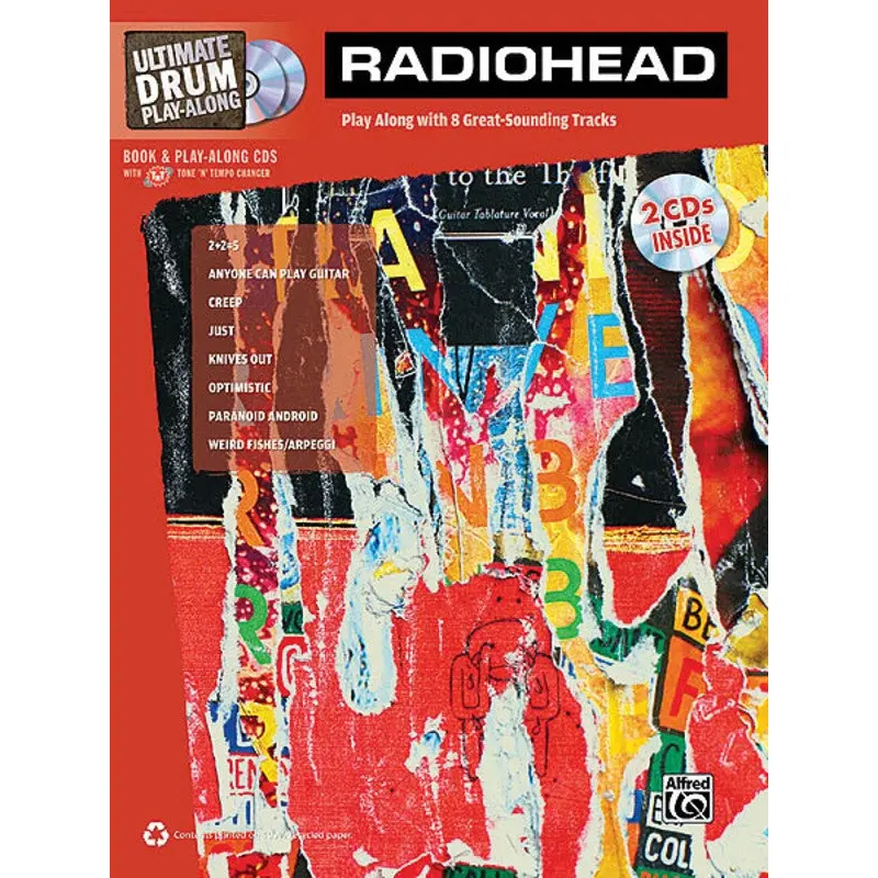 RADIOHEAD ULTIMATE DRUM PLAY ALONG BK/CD