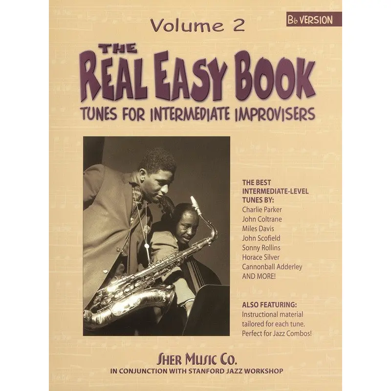 REAL EASY BOOK VOL 2 INTERMED IMPROV B FLAT VERS