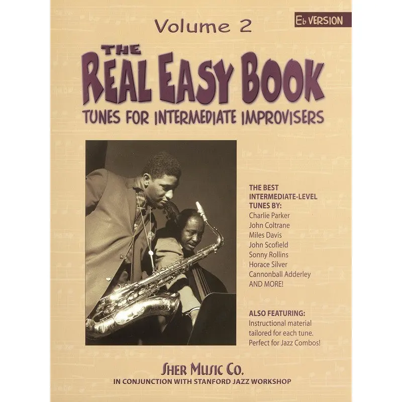 REAL EASY BOOK VOL 2 INTERMED IMPROV E FLAT VERS