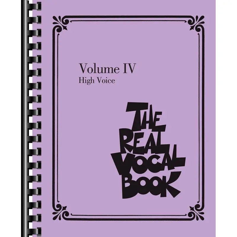 REAL VOCAL BOOK VOL 4 HIGH VOICE