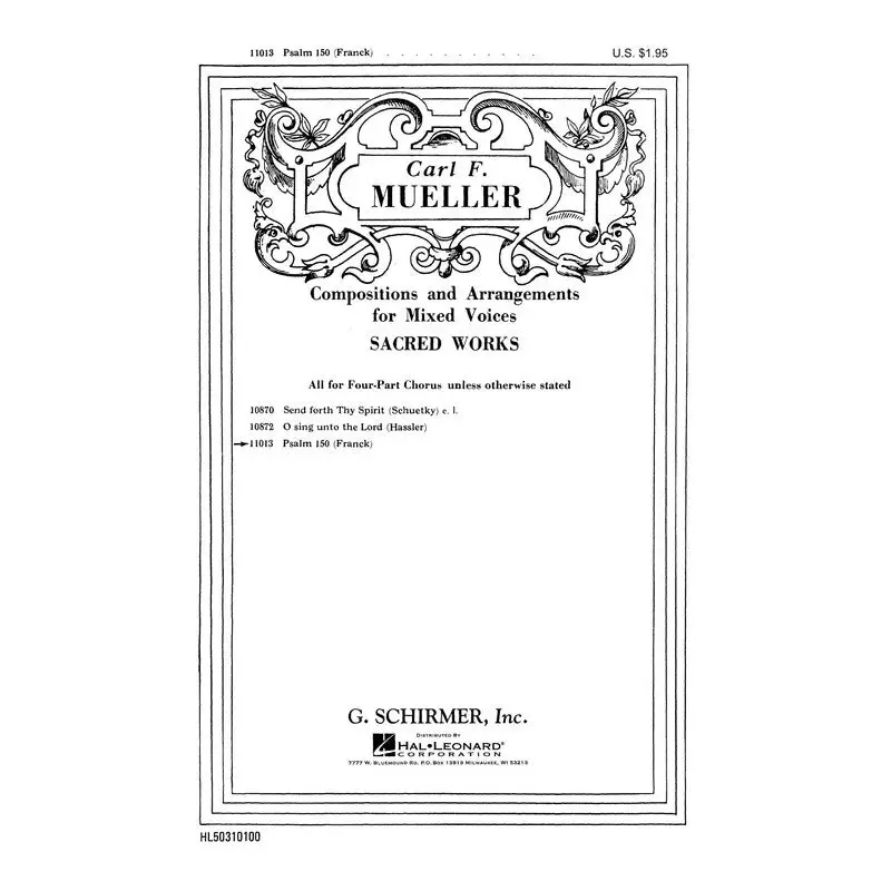 PSALM 150 SATB/ORGAN