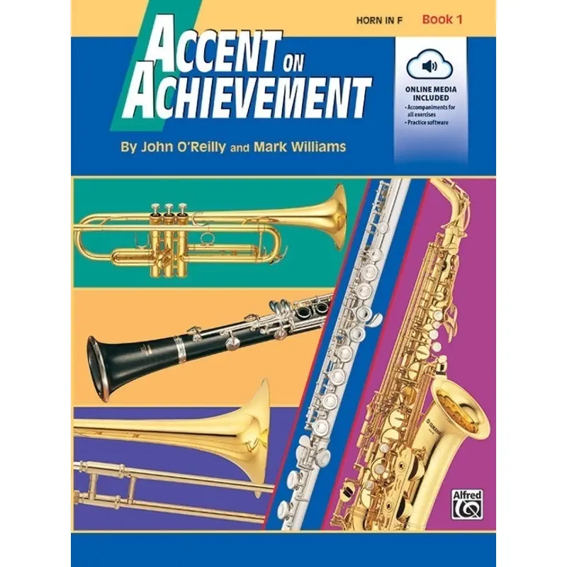 ACCENT ON ACHIEVEMENT BK 1 HORN IN F